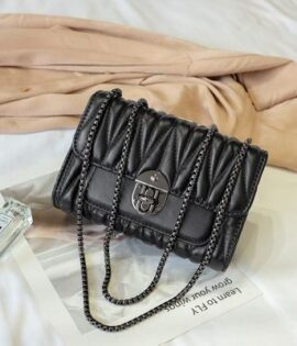 Zuhal Maroon Sling Bags for Women ZISL50223B1(BLACK)